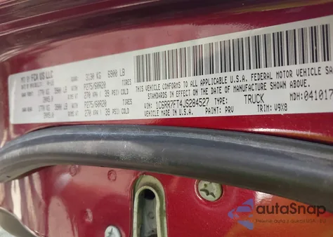 2018 Ram 1500 Express 4X4 6'4 Box from USA, damaged, VIN 1C6RR7FT4JS284527